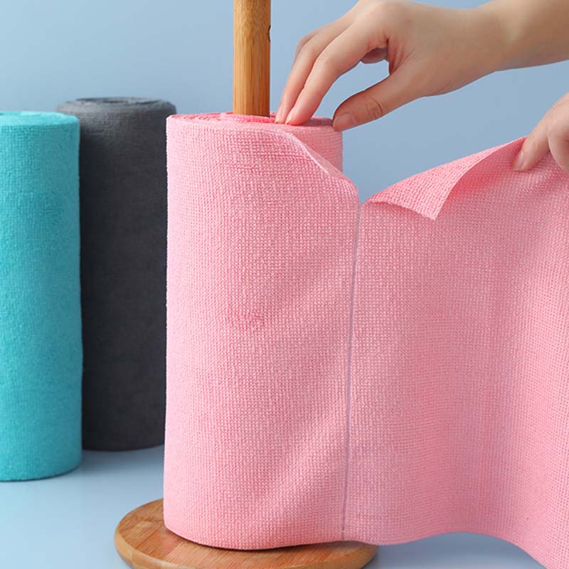 Cloth Pad Reusable - 超吸収性で破れにくいマイクロファイバークリーニングクロス、乾湿両用、再利用可能なキッチンディッシュタオル、油汚れに強く速乾性あり