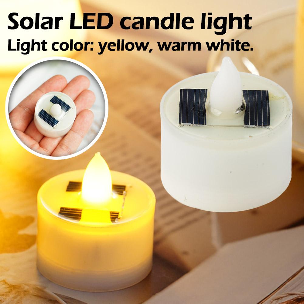 新しいソーラーキャンドルフレームレス LED ティーライトフ - Beeswax Wrap Reusable のレビューと価格