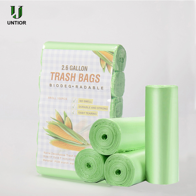 UNTIOR 堆肥化可能なゴミ袋 2.6 ガロン ゴミ袋 生 - Biodegradable Bin Liner のレビューと価格