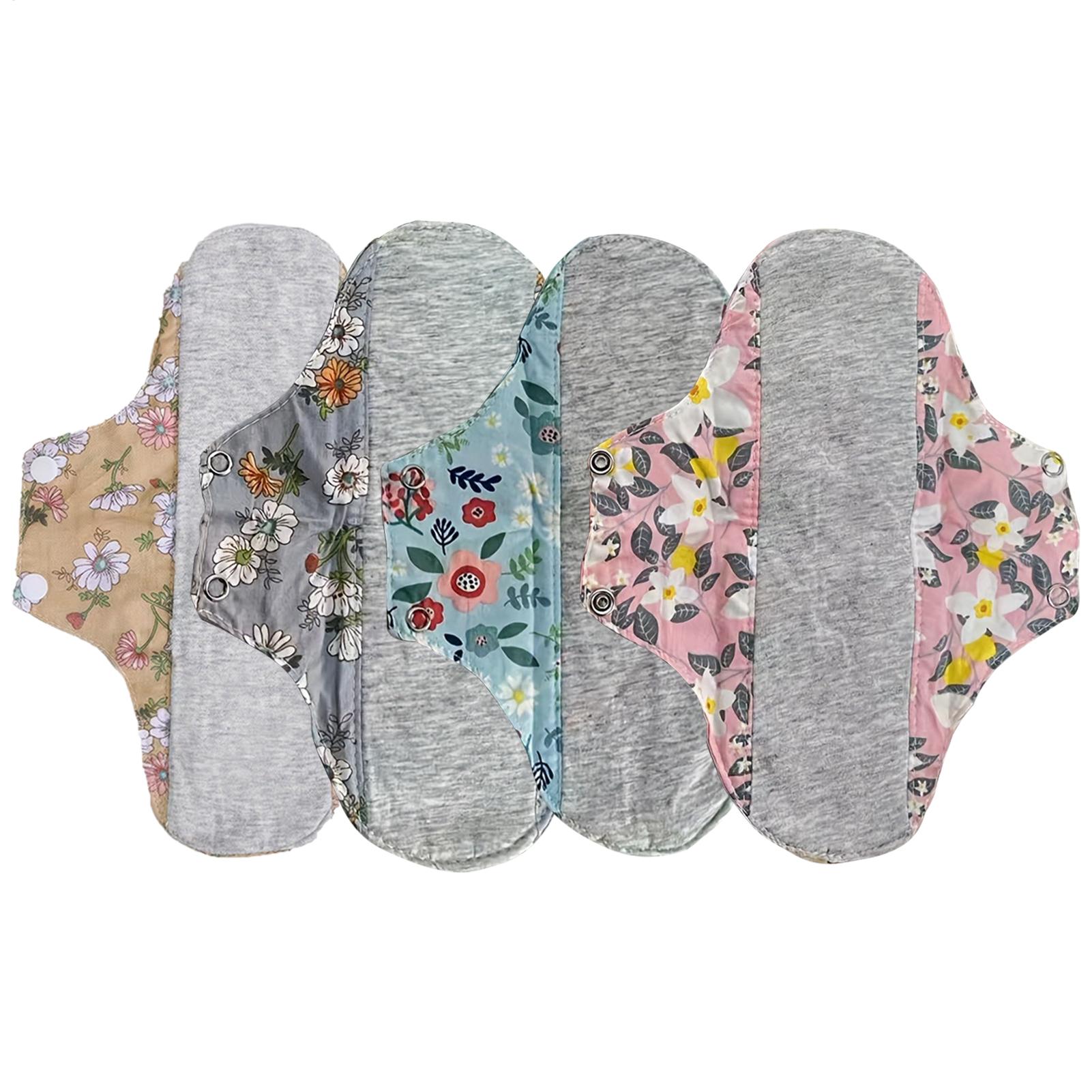 サニタリーパッド 4枚入り 再利用可能 漏れ防止 サニタリー - Cloth Pad Reusable のレビューと価格